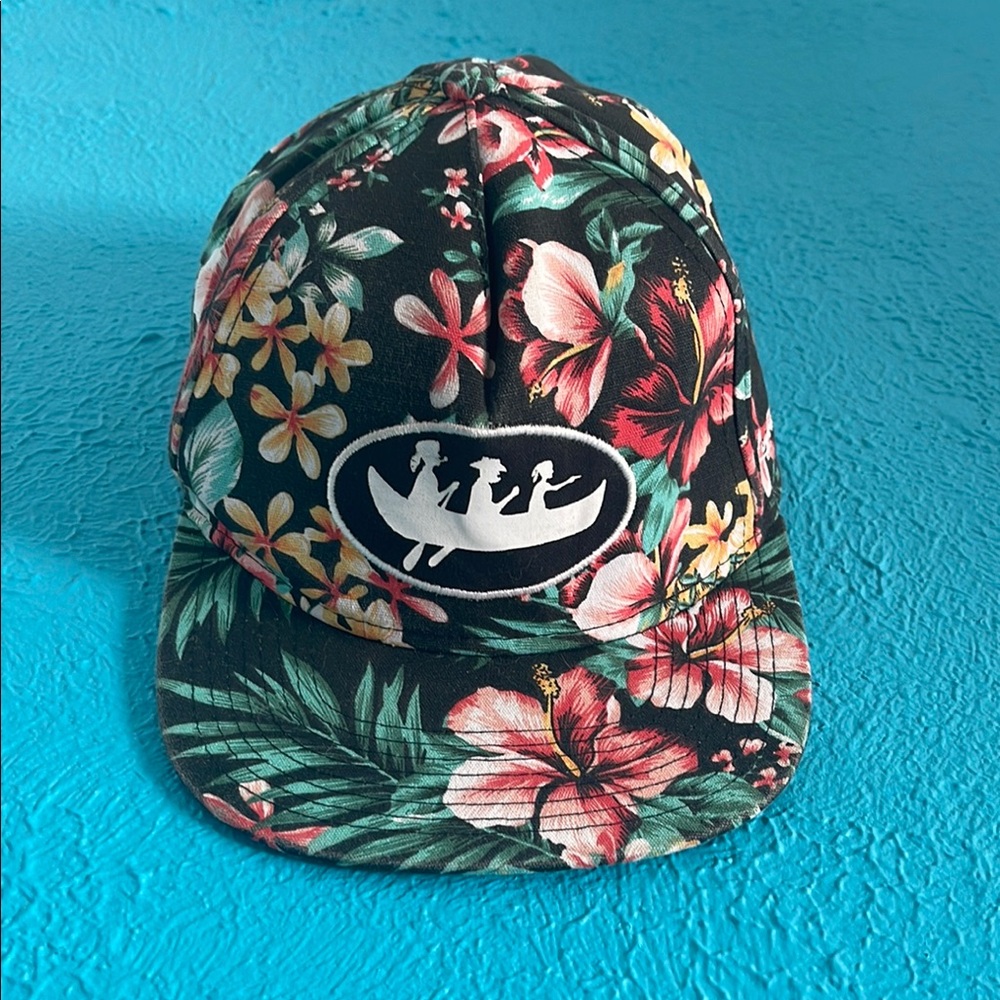 Floral Hawaiian Cap